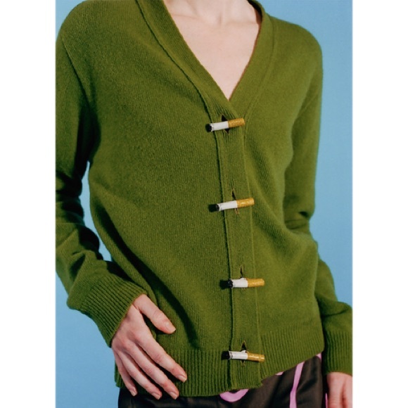 Fashion Brand Company Sweaters - Hades Wool Cigarette Cardigan XL